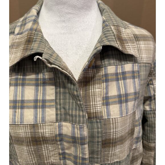 ORVIS LADIES PATCHWORK COTTON JACKET SIZE 12 - Picture 2 of 8